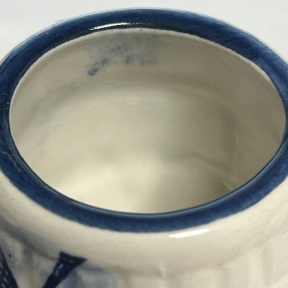 VTG Holland Dutch Windmill Hand Painted Ceramic Mini Stein/Tea Cup 2" Tall - Picture 12 of 13